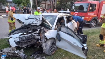 Kazada yaralanan sürücü hastanede hayatını kaybetti