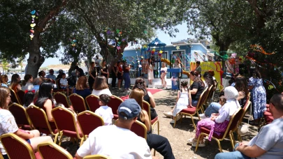 Çeşme’de miniklerin ilk mezuniyeti coşkuyla kutlandı