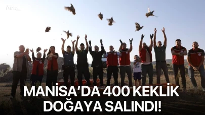 Manisa’da 400 keklik doğaya salındı!