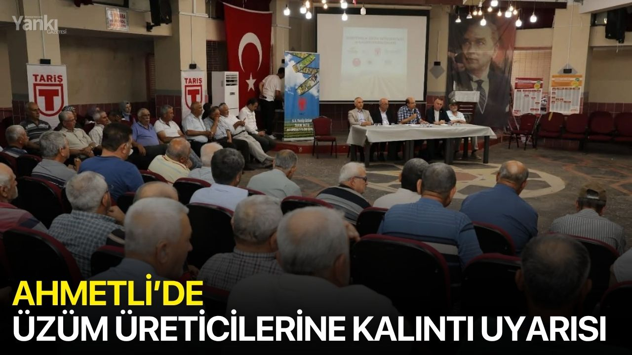 Ahmetli’de Üzüm Üreticilerine Kalıntı Uyarısı