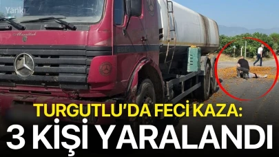 Turgutlu’da Feci Kaza: 3 Kişi Yaralandı