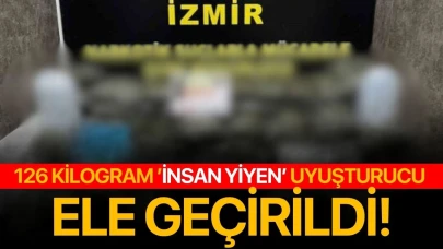 126 kilogram ’insan yiyen’ uyuşturucu ele geçirildi!