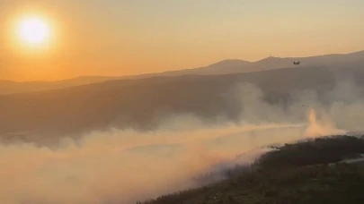 Manisa’daki orman yangınına müdahale tüm hızıyla devam ediyor