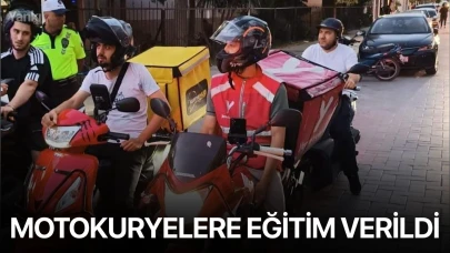 Motokuryelere eğitim verildi