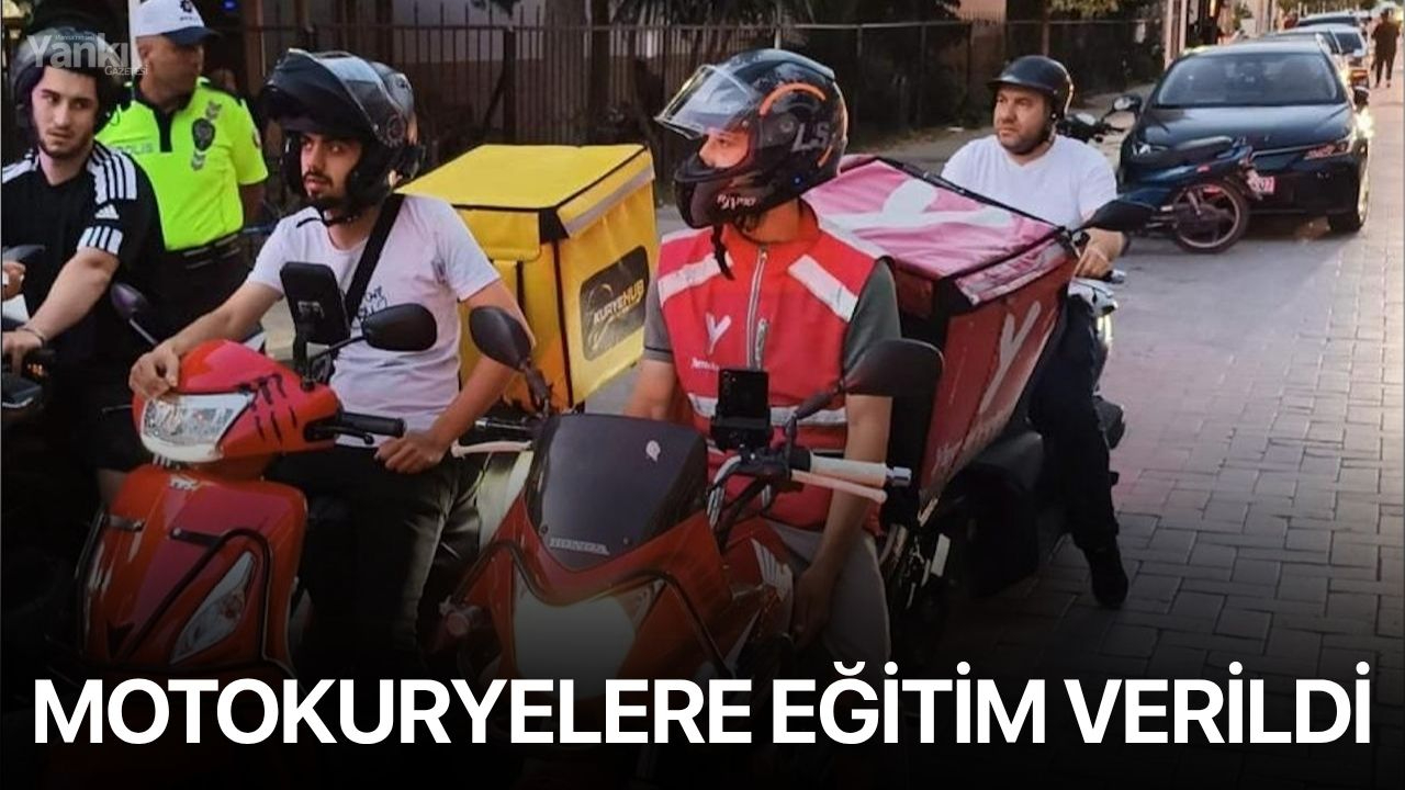 Motokuryelere eğitim verildi