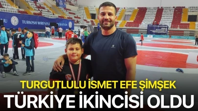 Turgutlulu İsmet Efe Şimşek Türkiye ikincisi oldu