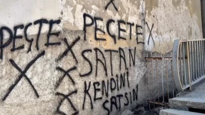 Turgutlu’da uyuşturucuya karşı duvarlara yazı yazıldı