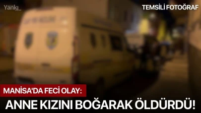 Manisa'da feci olay: Anne kızını boğarak öldürdü!