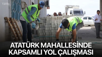 Atatürk Mahallesinde Kapsamlı Yol Çalışması