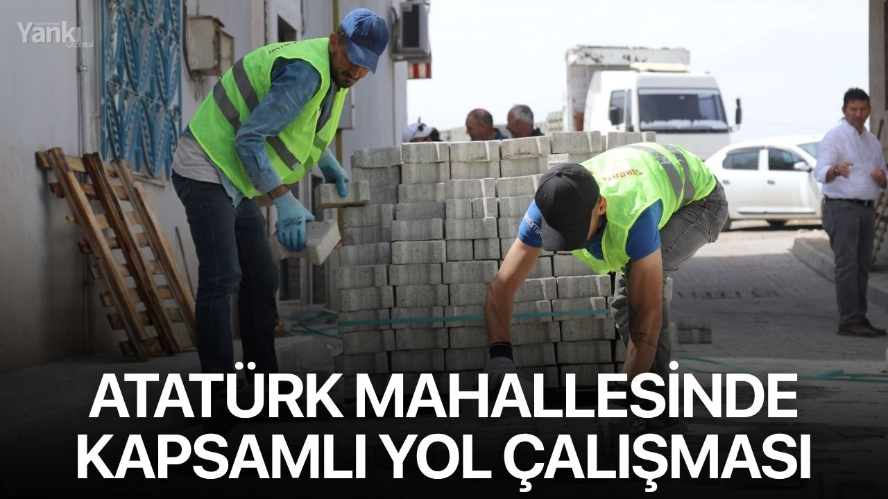 Atatürk Mahallesinde Kapsamlı Yol Çalışması