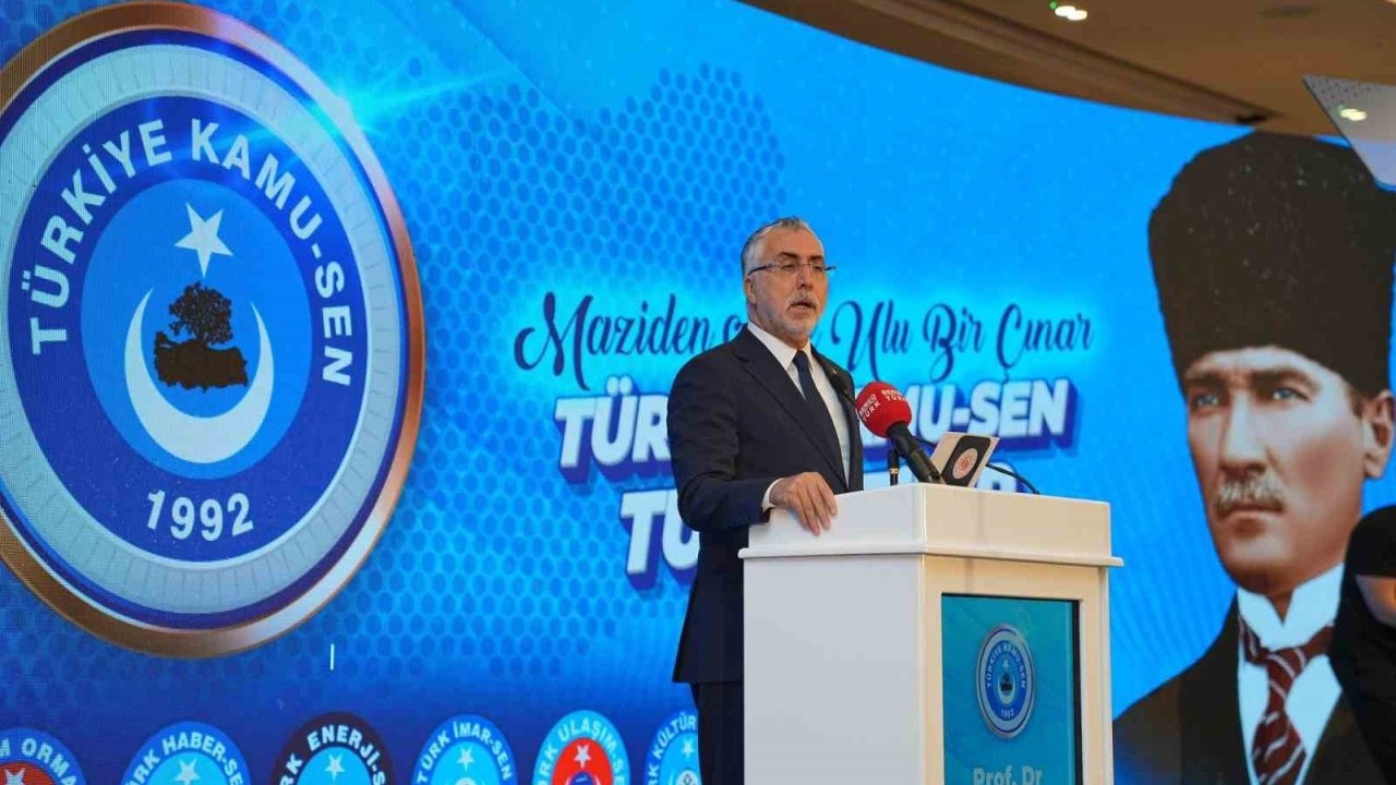 Bakan Işıkhan: "23 yılda kamuda sendikalaşma oranı yüzde 75’e ulaştı"