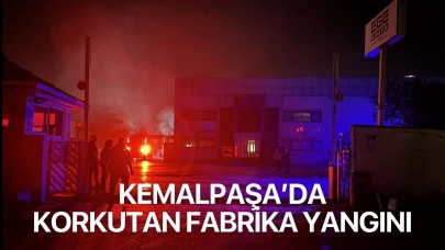 Kemalpaşa'da fabrika yangını