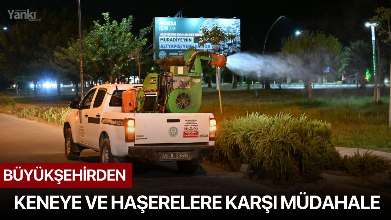 Büyükşehirden keneye ve haşerelere karşı müdahale
