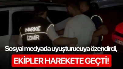 Sosyal medyada uyuşturucuya özendirdi, ekipler harekete geçti!