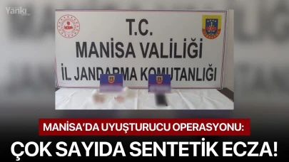 Manisa’da uyuşturucu operasyonu: Çok sayıda sentetik ecza!