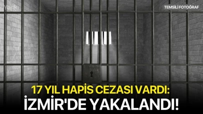 17 yıl hapis cezası vardı: İzmir'de yakalandı!