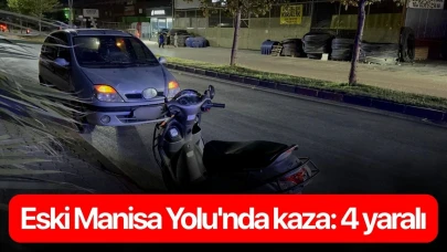 Eski Manisa Yolu'nda kaza: 4 yaralı