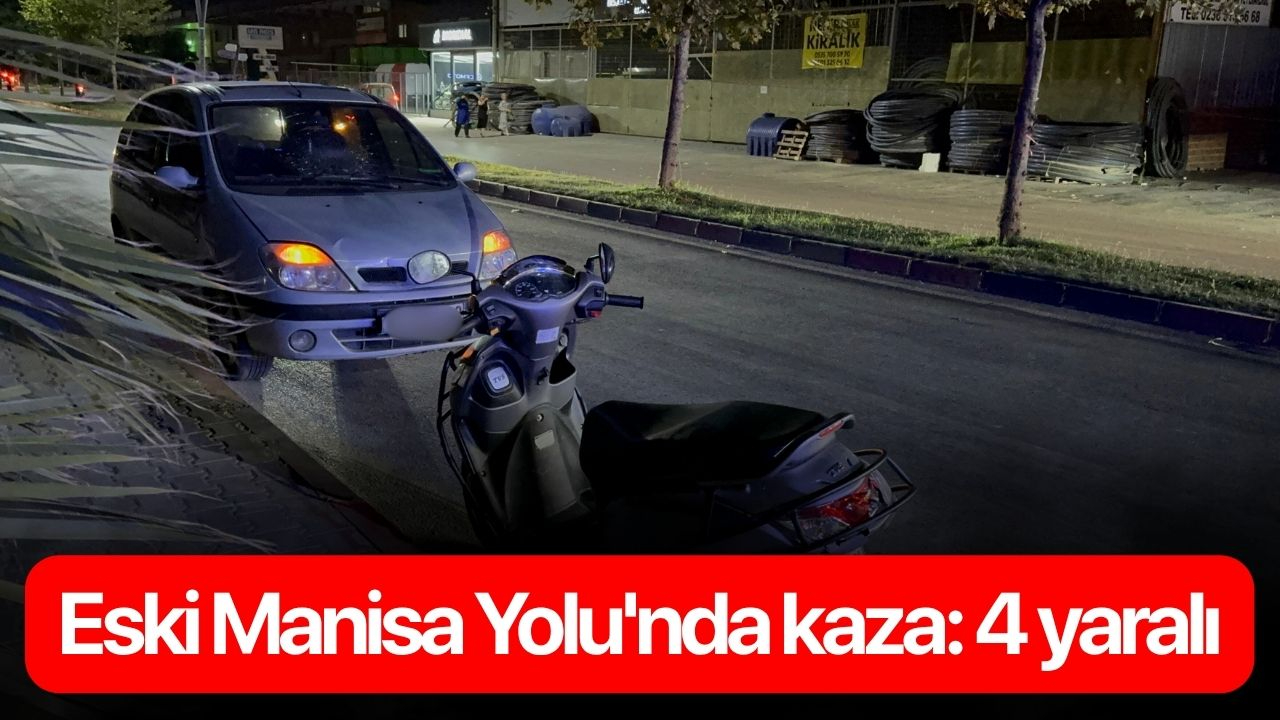 Eski Manisa Yolu'nda kaza: 4 yaralı
