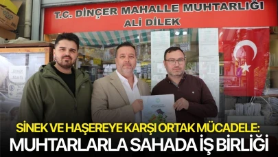 Sinek ve haşereye karşı ortak mücadele: Muhtarlarla sahada iş birliği