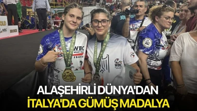 Alaşehirli Dünya'dan İtalya'da gümüş madalya