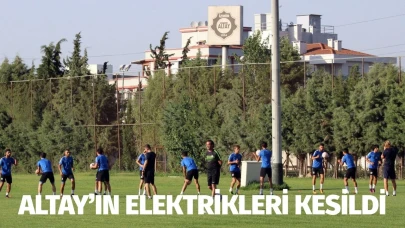 Altay’ın elektrikleri kesildi
