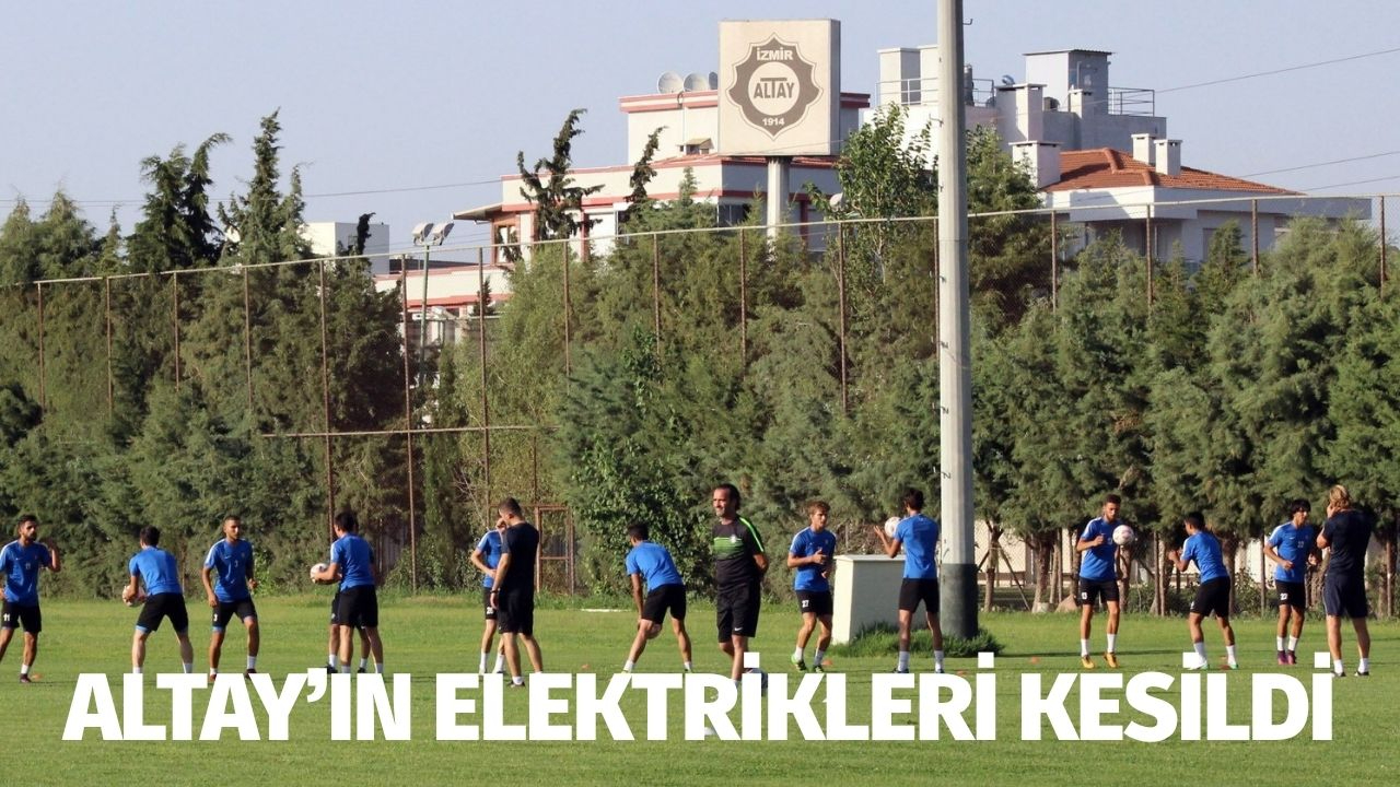 Altay’ın elektrikleri kesildi