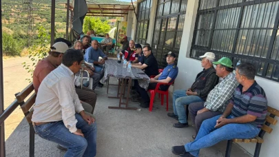 Salihli Kaymakamı Güldoğan, yangından etkilenen 2 mahalleyi ziyaret etti