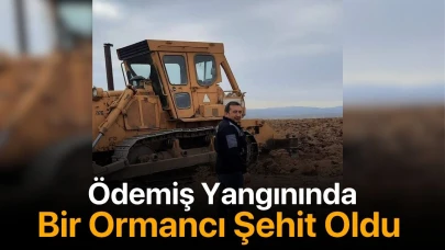 Ödemiş yangınında orman işçisi şehit oldu