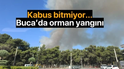Kabus bitmiyor... Şimdi de Buca'da yangın