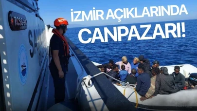 İzmir açıklarında canpazarı!