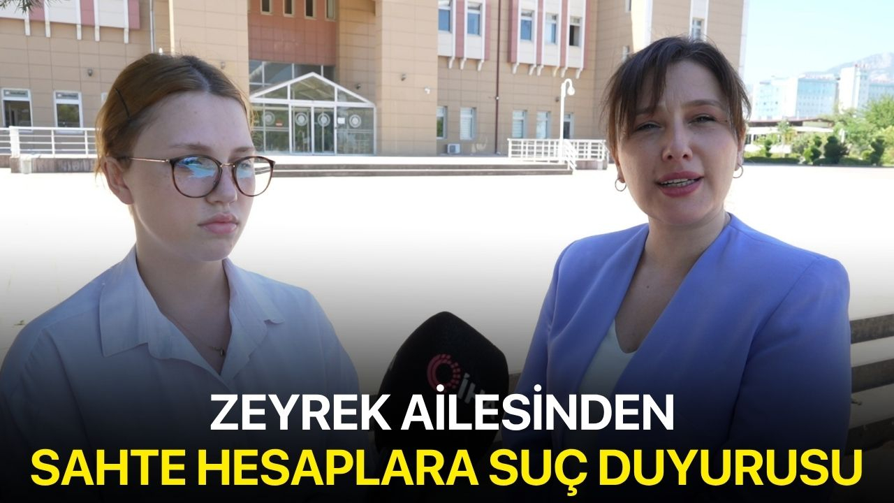 Zeyrek ailesinden sahte hesaplara suç duyurusu