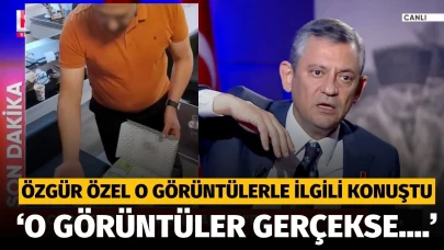 Özgür Özel baklava kutusundaki rüşvet iddiasıyla ilgili konuştu!