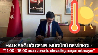 Halk Sağlığı Genel Müdürü Demirkol: "11.00 - 16.00 arası zorunlu olmadıkça dışarı çıkmayın"