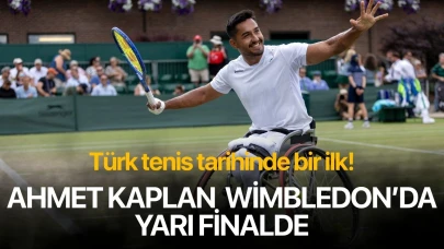 Türk tenis tarihinde bir ilk! Ahmet Kaplan Wimbledon’da yarı finalde