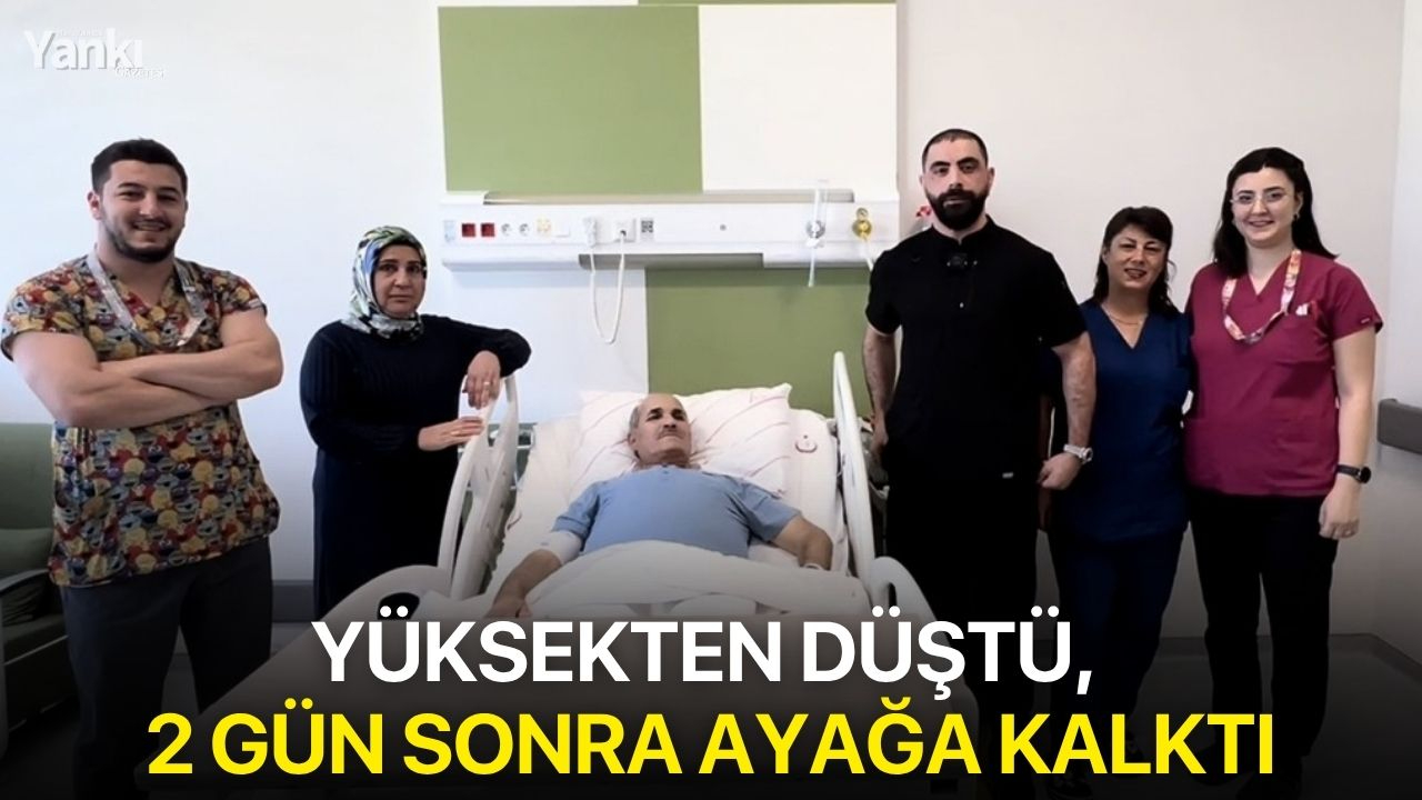 Yüksekten düştü, 2 gün sonra ayağa kalktı