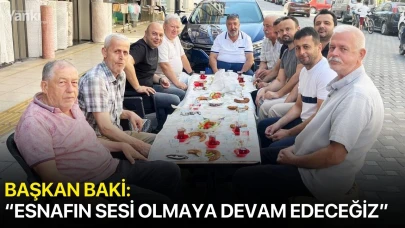 Başkan Baki: “Esnafın sesi olmaya devam edeceğiz”