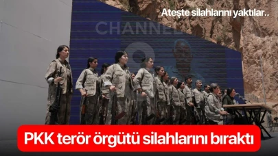 PKK terör örgütü silahlarını bıraktı