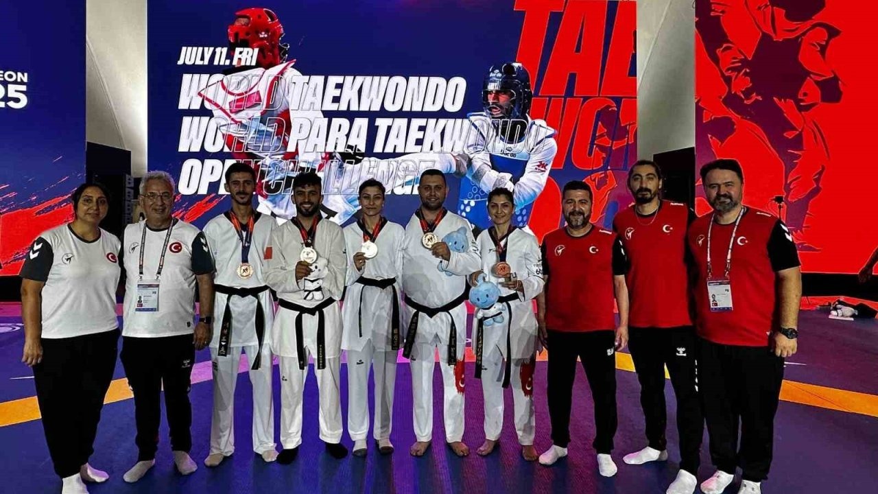 Milli sporculardan 2025 Dünya Para Taekwondo Open Challenge’da 5 madalya