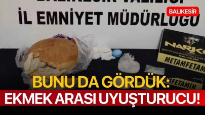 Bunu da gördük: Ekmek arası uyuşturucu!