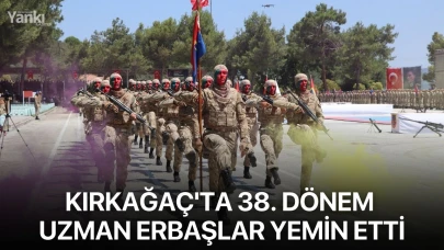 Kırkağaç'ta 38. dönem uzman erbaşlar yemin etti