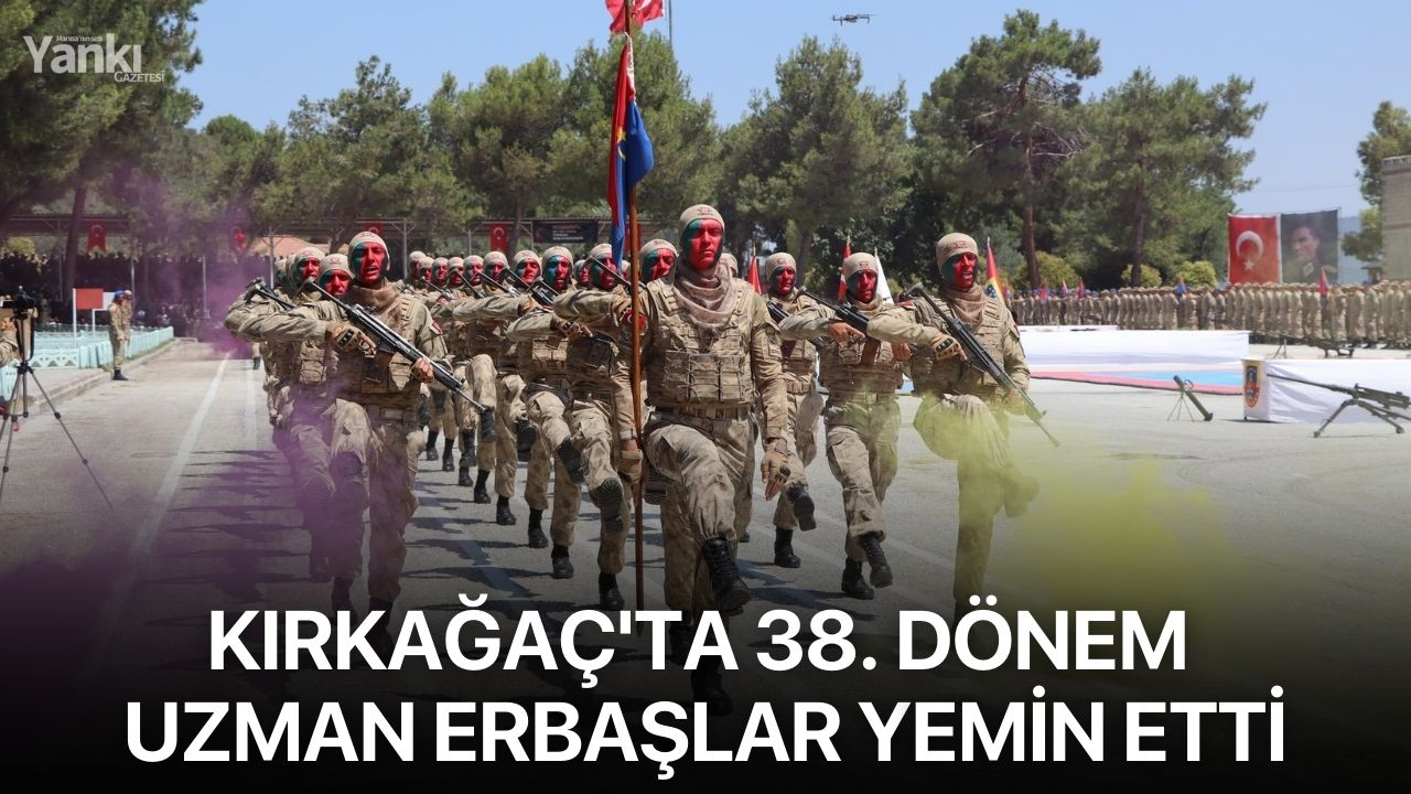 Kırkağaç'ta 38. dönem uzman erbaşlar yemin etti