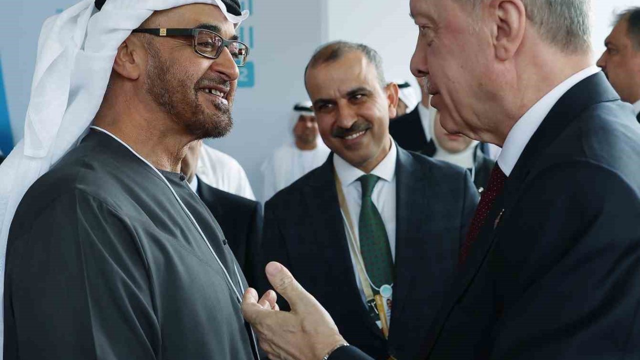 Cumhurbaşkanı Erdoğan, Birleşik Arap Emirlikleri  Devlet Başkanı Al Nahyan ile görüştü
