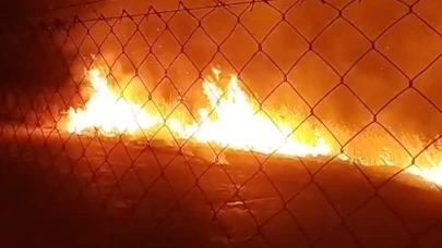 Çepnidere'de ot ve makilik yangını kısa sürede söndürüldü