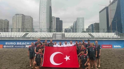 Plaj Futbolu Milli Takımı, Gürcistan’da 15 Temmuz şehitlerini andı