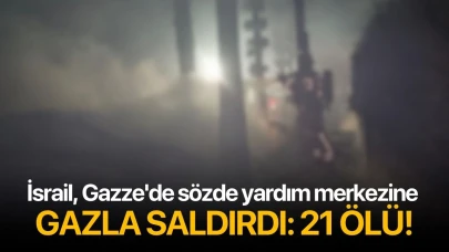 İsrail, Gazze'de sözde yardım merkezine gazla saldırdı: 21 ölü!