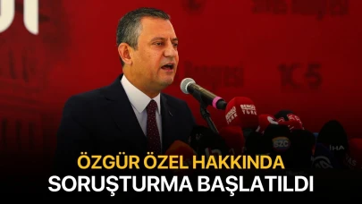 Özgür Özel hakkında soruşturma başlatıldı