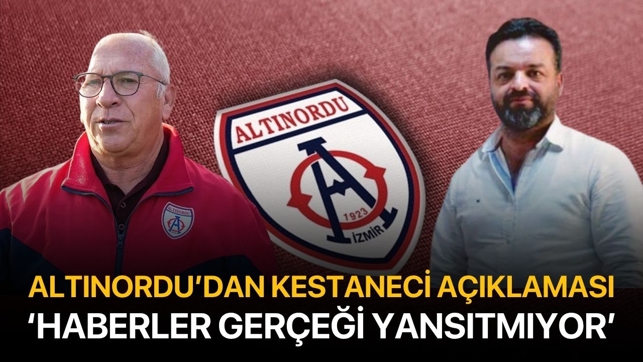 Altınordu'dan 'Kestaneci' açıklaması...