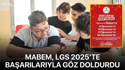 MABEM, LGS 2025’te Başarılarıyla Göz Doldurdu