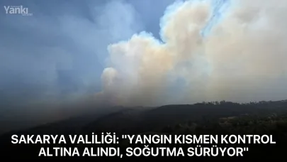 Sakarya Valiliği: "Yangın kısmen kontrol altına alındı, soğutma sürüyor"