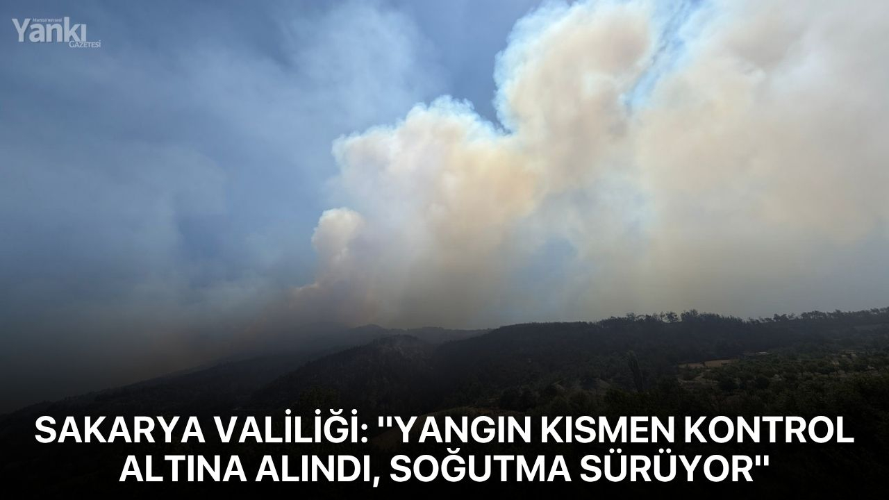 Sakarya Valiliği: "Yangın kısmen kontrol altına alındı, soğutma sürüyor"